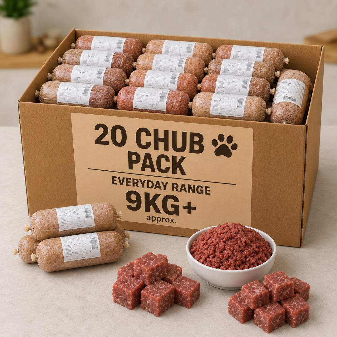20 x Raw Dog Food Rolls
