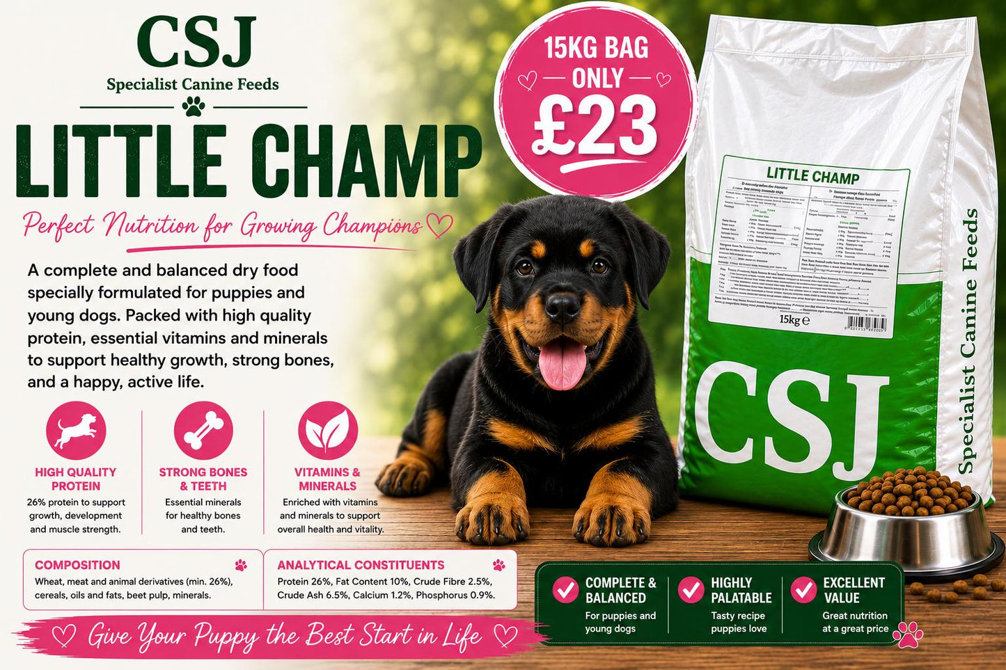 CSJ Little Champ 15kg
