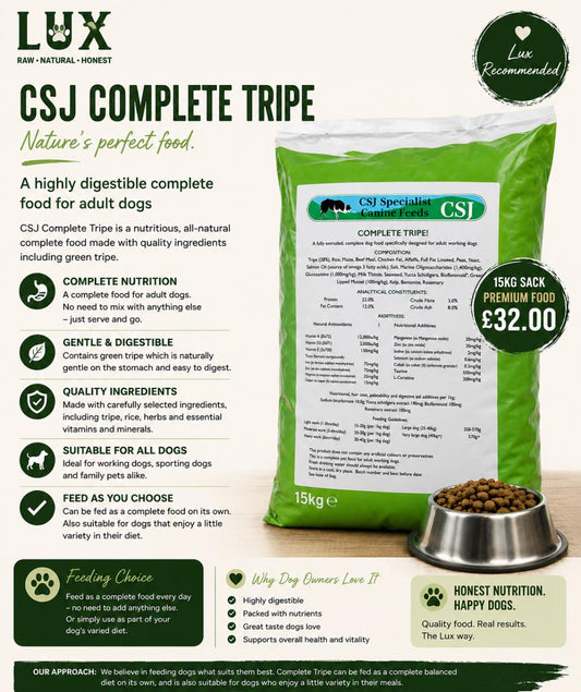 CSJ Complete Tripe 15kg