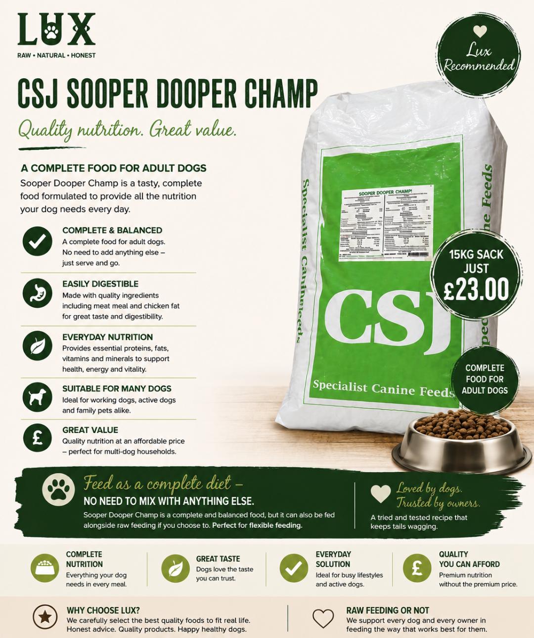 CSJ Sooper Dooper Champ