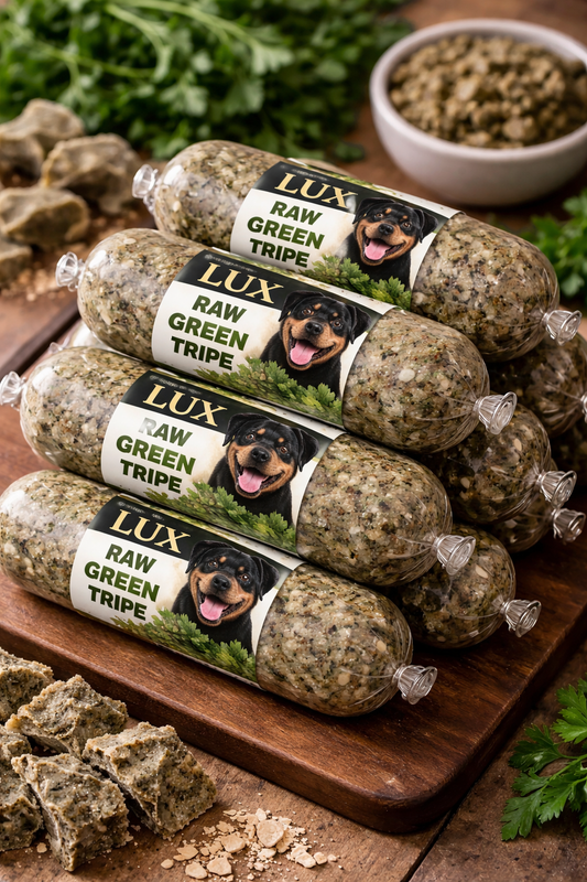 20 x Tripe Raw Dog Food Rolls